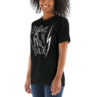 Beware the Evil Eye - Unisex Tri-Blend T-Shirt - Thumbnail 4