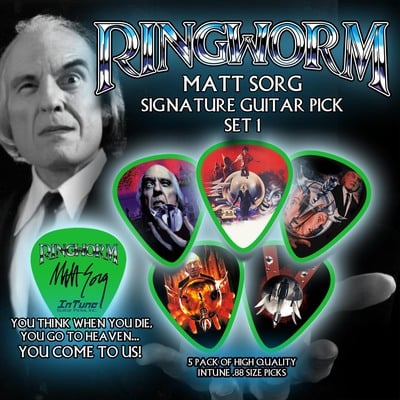 Matt sorg - set of 5 signature guitar picks
