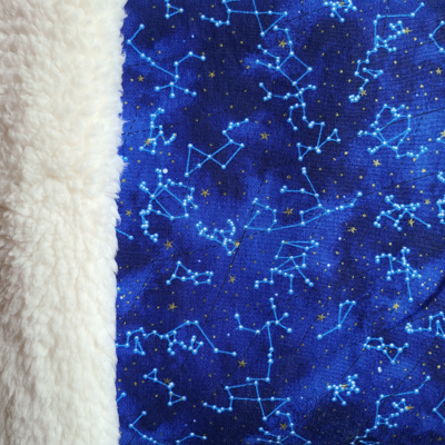 Constellations Sherpa Blanket - MADE TO ORDER