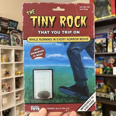 Tiny horror movie rock