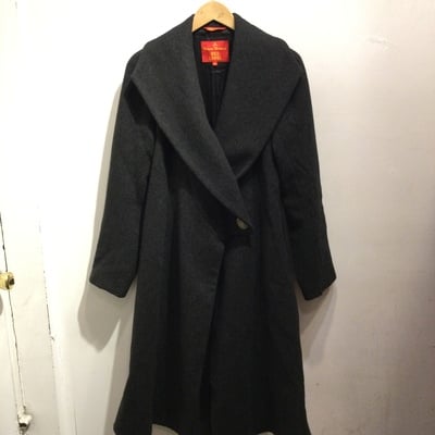 Vivienne westwood red label grey long coat 2003