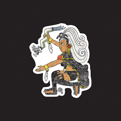 Aztec Storm (Amamaniliztli) Sticker