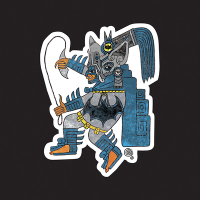 Tzinacan Tlacatl (The Aztec Batman) Sticker