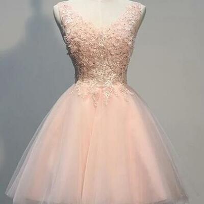 Short pink homecoming dama prom 15 años quinceanera dresses,1661
