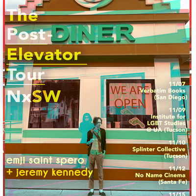 Post-elevated nxsw diner flier - by jeremy kennedy + emji saint spero