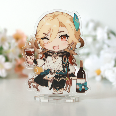 Kaveh + wine (standee)