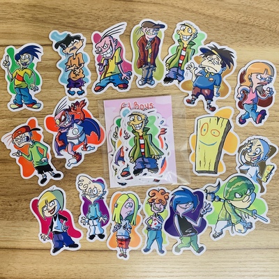 Ed boys remastered - sticker set