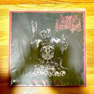  hell's coronation / hepatomancy 'morbid spells / de tyrannide daemonum' 12" - Thumbnail 1