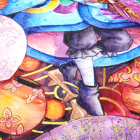 Watercolor Original - The Medicine Seller - Thumbnail 2