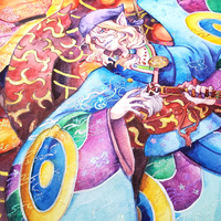 Watercolor Original - The Medicine Seller - Thumbnail 3