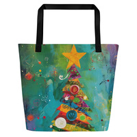 Tree Top   All-Over Print Large Tote Bag - Thumbnail 1