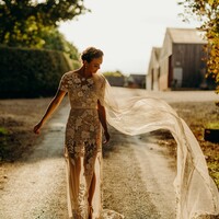 Sheath Lace Wedding Dress Bridal Gowns,963 - Thumbnail 1