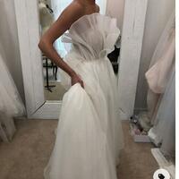 Simple Chiffon Beach Boho Wedding Dresses Bridal Gowns,298 - Thumbnail 1