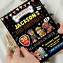 Paw Patrol Birthday Invitation Canva Editable Instant Download-3