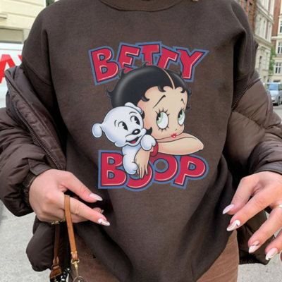 Betty boop and pudgy sweater