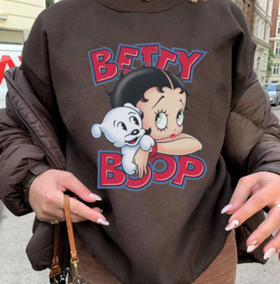 BETTY BOOP AND PUDGY SWEATER