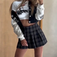 AMOR CROPPED BASEBALL JACKET - Thumbnail 1
