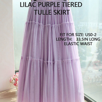 Midi Length Tulle Skirt Pleated Tulle Skirt Outfit A-line Fashion Tulle Tutu Skirt Bridesmaid Tulle Skirt, High Waist Plus Size - Thumbnail 2