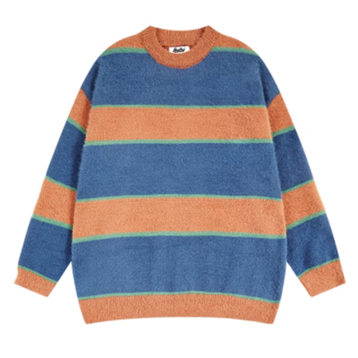 Color-block striped sweater - Thumbnail 1