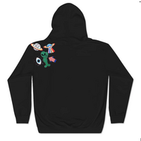 SPACE PATCHES HOODIE BLACK - Thumbnail 1