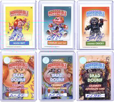 Horrorible Kids BRAD DOURIF - CELEBRITY AUTO Cards