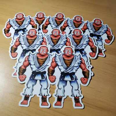 Player 1 brolic sticker