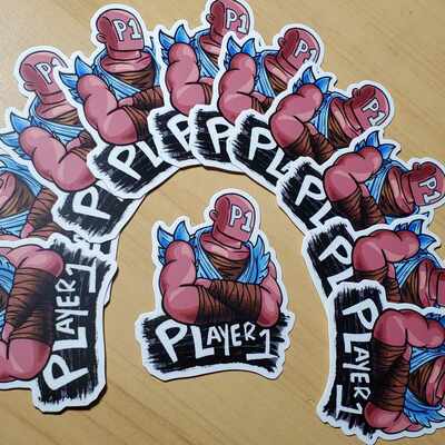 PLayer 1 Sticker