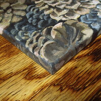 "Pine Cones", Original Acrylic Painting By N.E.Thompson, Artwork Size 8 x10 Inches - Thumbnail 4