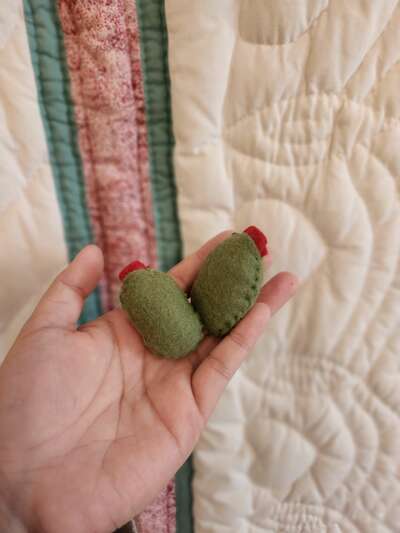 Felt Jar of Olives 