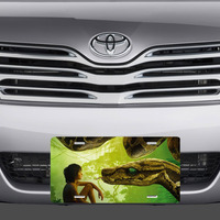 Disney Jungle Book Kaa Mowgli Vanity License Plate - Thumbnail 1