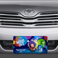 Disney Inside Out Title Screen Vanity License Plate - Thumbnail 1