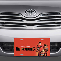 Disney Incredibles Title Screen Vanity License Plate - Thumbnail 1