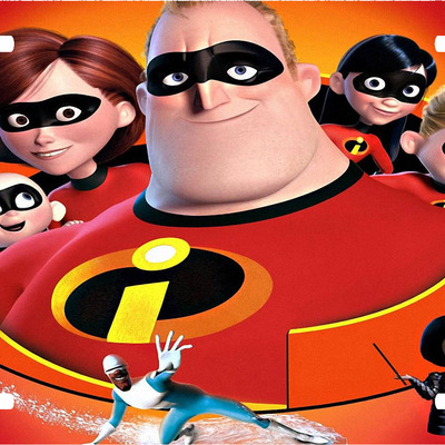 Disney incredibles vanity license plate