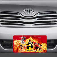 Disney Incredibles Vanity License Plate - Thumbnail 1