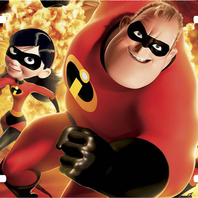 Disney incredibles cast vanity license plate