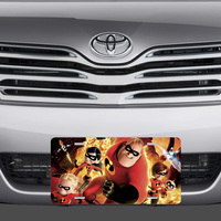 Disney Incredibles Cast Vanity License Plate - Thumbnail 1