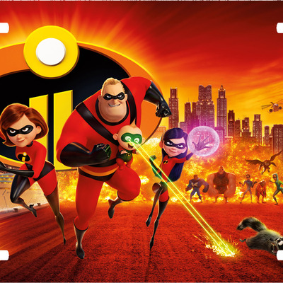 Disney incredibles vanity license plate