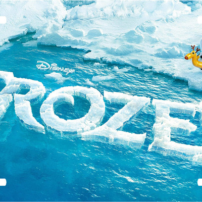 Disney frozen olaf vanity license plate auto