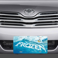 Disney Frozen Olaf Vanity License Plate Auto - Thumbnail 1