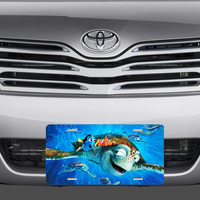 Disney Finding Nemo Marlin Dory Crush Squirt Vanity License Plate Auto - Thumbnail 1