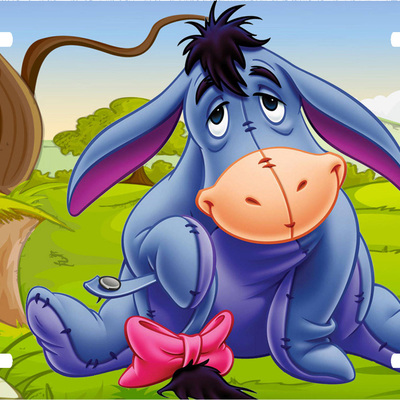 Disney eeyore vanity license plate