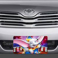 Disney Dumbo Flying with Feather Vanity License Plate - Thumbnail 1