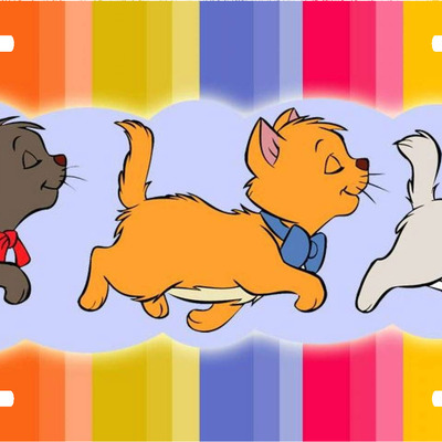 Disney aristocats vanity license plate