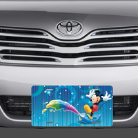 Mickey Mouse paint Disney License Plate Auto Truck Car Tag Gift Popular - Thumbnail 1