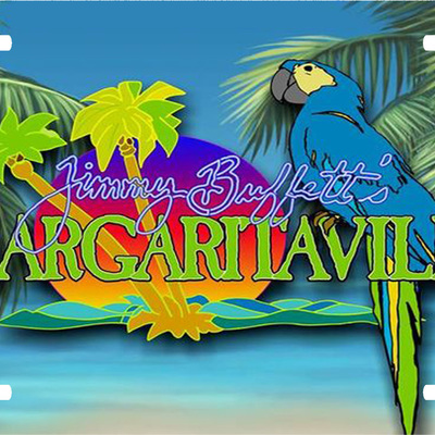 Jimmy buffett margaritaville license plate auto truck