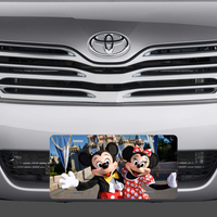 Mickey & Minnie Castle Disney License Plate Auto Truck Car Tag Gift Popular - Thumbnail 1