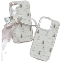 Original transparent rabbit and bear cute soft shell silicone phone case - Thumbnail 3