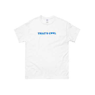 That's cool t shirt in white