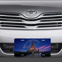 Cinderella's Castle Disney License Plate Auto Truck Car Tag Gift Popular - Thumbnail 1