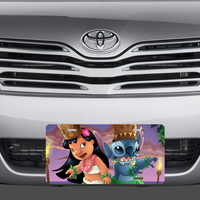 Disney Lilo & Stitch - Hula License Plate Auto Truck Car Tag Gift - Thumbnail 1